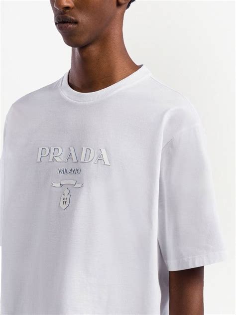 prada damen t-shirt|Prada t shirt vintage.